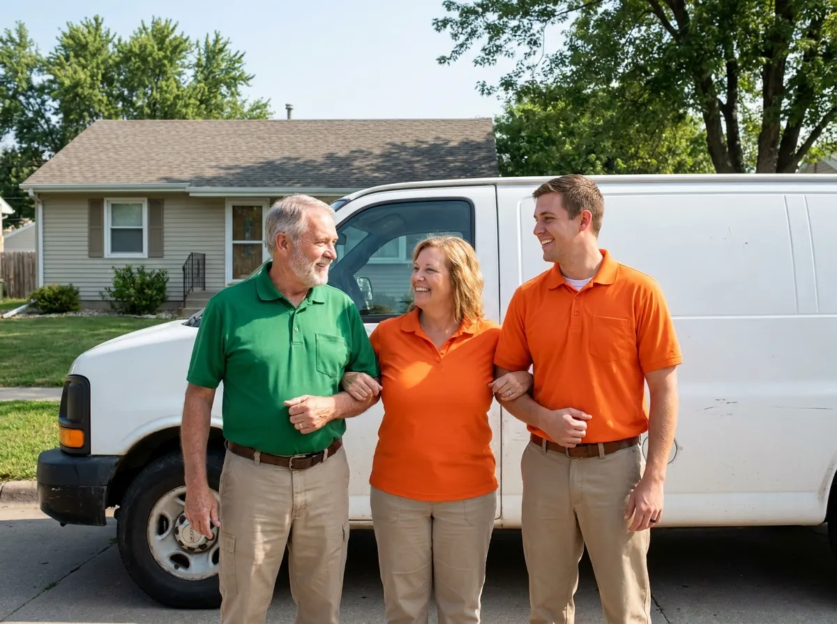Roventra Pest Solutions pest control service team in Sioux City, IA